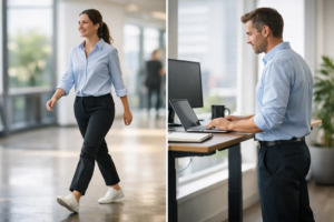 Walking Breaks vs Standing Desk: What Helps More? 1 Walking Breaks vs Standing Desk: What Helps More?